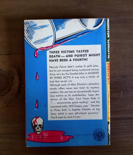 Agatha Christie / Avon USA - Murder In Three Acts 1951
