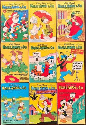 Kalle Anka & C:o Walt Disney's 1970-81, 9 st.