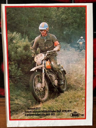 Monark 125T 125 T 1972 annons