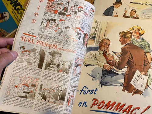 Tidningar Husmodern (38/1949; 22+33/1950)