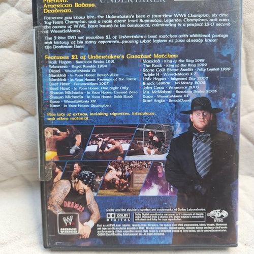 WWE Tombstone: The History of The Undertaker (3-Disc Set) DVD