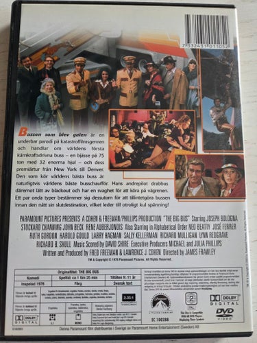 Bussen som blev galen (1976) - Joseph Bologna/Stockard Channing - DVD