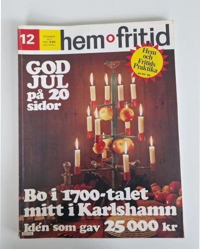Hem o fritid tidning nr 12 1974