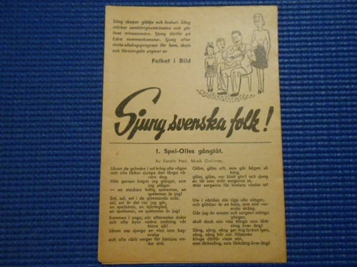 Sjung Svenska folk