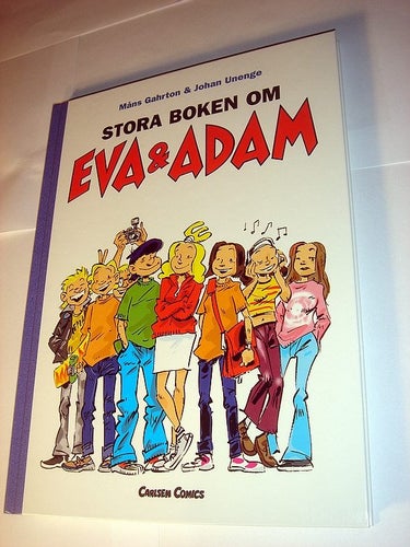 EVA & ADAM STORA BOKEN OM CARLSEN COMICS NY INBUNDEN BOK