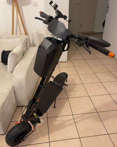 2000W 60V 20Ah offroad elskoter med 11" vakuum däck, 70km/h 75km räckvidd