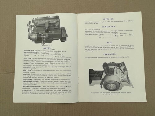 VOLVO Försäljningsbroschyr Omnibus - Chassier B-40 och B-41