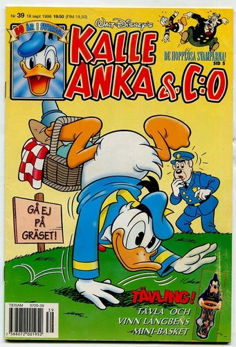 Kalle Anka & Co 1998 nr 39 Kalle Anka de hopplösa svamparna