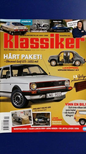 Klassiker nr 10 2011: Citroën DS + GS + SM, Austin Allegro, VW Golf GTI mk1, 4CV