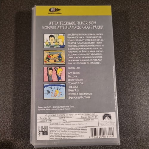 Beavis and Butthead - The History of Beavis Part 1 VHS