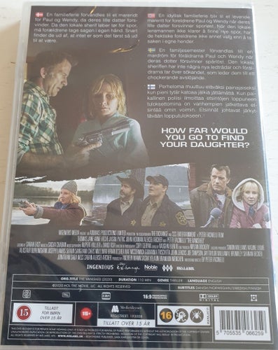 The Vanished (2020) - Ann Heche/Thomas Jane - Inplastad DVD