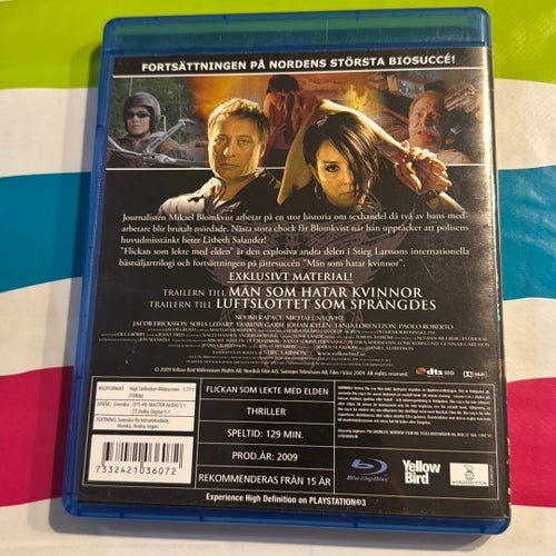 Flickan Som Lekte Med Elden - Blu-ray