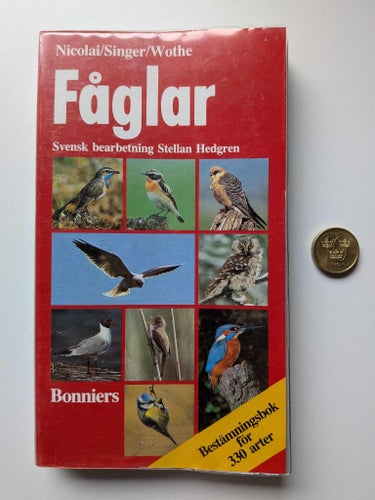 Fåglar - bestämningsbok för 330 arter 255 sidor