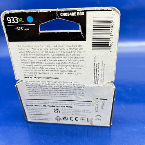 HP 933XL Cyan Original Bläck