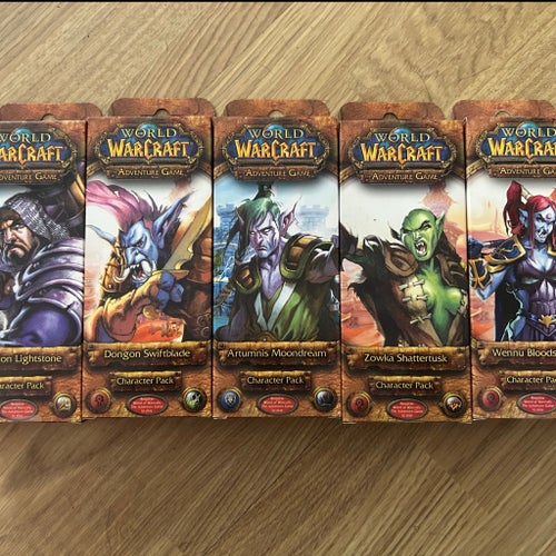 World of Warcraft The Adventure Game Character Packs