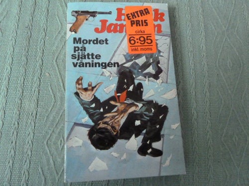 MORDET PÅ SJÄTTE VÅNINGEN, H.JANSON, BOK, BÖCKER