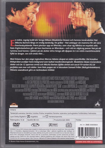 DVD / Octane / Norman Reedus, Mischa Barton, Stowe, Rhys-Meyers / Nära nyskick