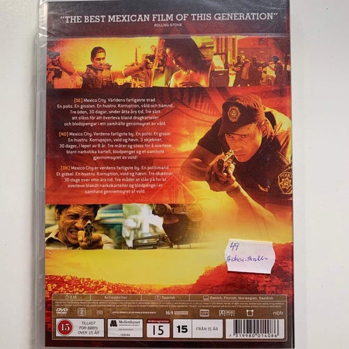 DAYS OF GRACE. DVD ACTION-THRILLER INPLASTAD