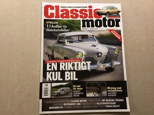 CLASSIC MOTOR NR 8 2023 STUDEBAKER,BMW,PEUGEOT 403,CALTHORPE,,ZUNDAPP KS 50