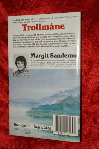 POCKET SAGAN OM ISFOLKET av MARGIT SANDEMO Nr 36 titel TROLLMÅNE GOTT SKICK