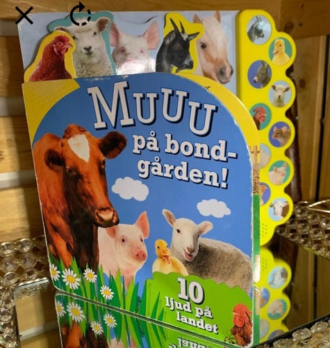 BOKEN: ”BÄÄ på bondgården” som är hel o fin. bara lite sliten av ålder. ljudet f
