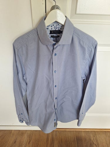 Riley Ljusblå Skjorta - Storlek M - Premium Cotton - Mode - Slim Fit