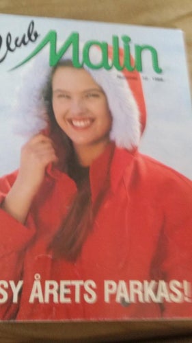 Tidskrift Club MALIN mönster nr 10/1988 !