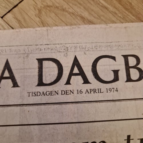 Svenska Dagbladet från 1974