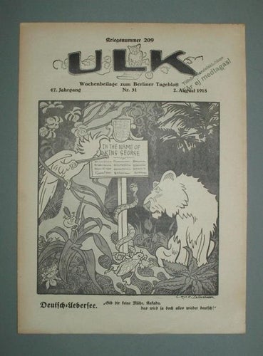 ULK 1918 Nr. 31. Kriegsnummer 209.