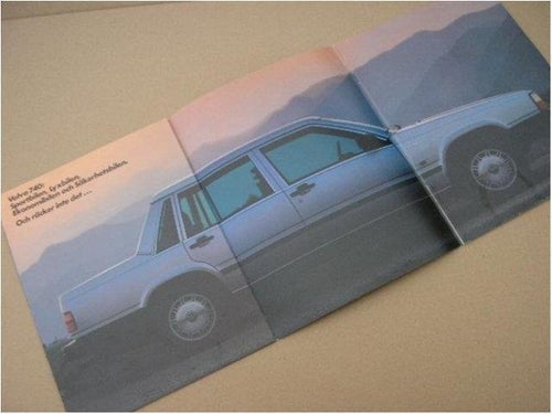 VOLVO Försäljningsbroschyr 740 1986 även GLE TURBO