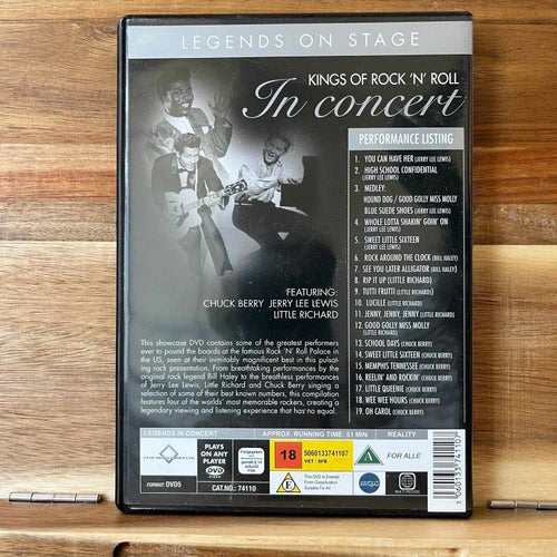 Legends On Stage - Kings of Rock 'N' Roll In Concert DVD