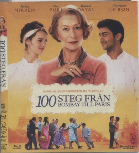 100 steg från Bombay till Paris (Blu-ray)