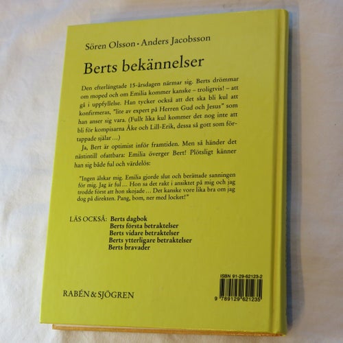 Berts bekännelser av Sören Olsson och Anders Jacobsson, 1992