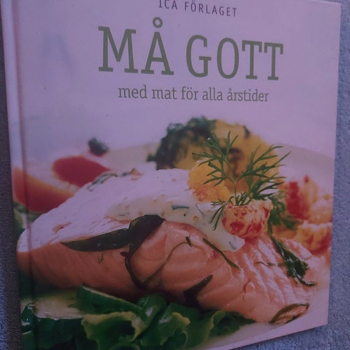 Bok MÅ GOTT Ica-förlaget Höjd 23,7 cm Bredd 21,5 cm