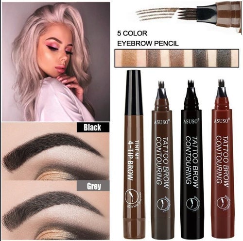 Ögonbrynspenna - eyebrow tattoo - micro pen tint Brun