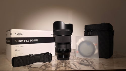 Sigma 50mm F1.2 DG DN Art-objektiv för Sony E