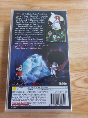 Bernard & Bianca VHS