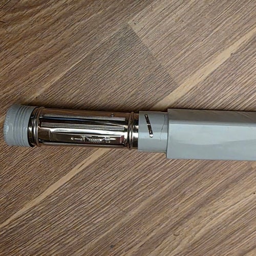 Ljuspekare vintage vid bildvisning föregångare av laserpekaren diabilder