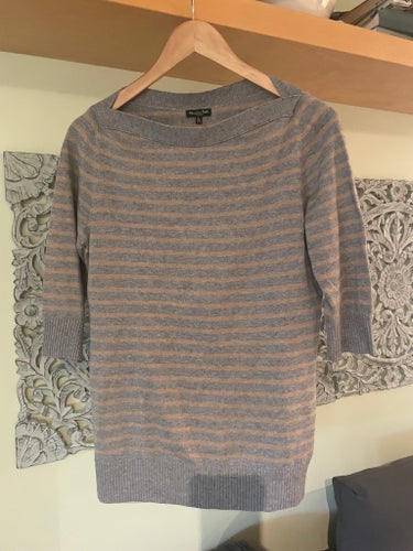 Stilig Massimo Dutti tröja, storlek L, ca 40-40/42. kashmir och silke!