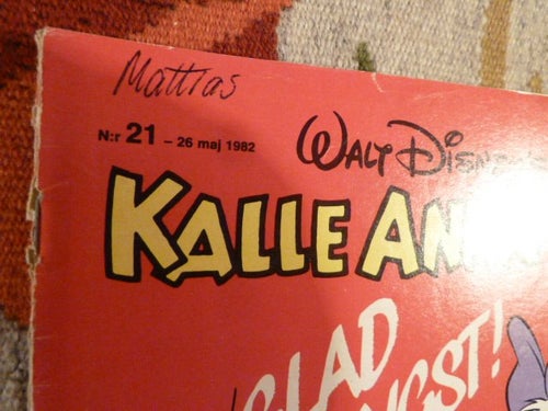 KALLE ANKA & C:O NR21, 1982,