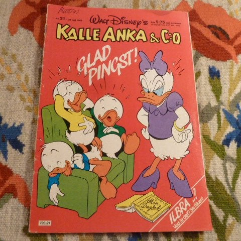 KALLE ANKA & C:O NR21, 1982,