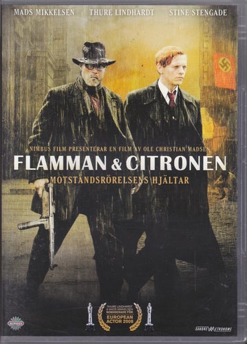 DVD / Flamman & Citronen / Mads Mikkelsen, Stine Stengade / Fint skick