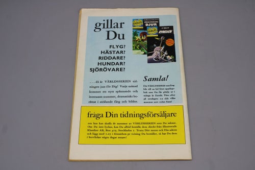 Världsserien - Nr 22, 1961 (Spioner)