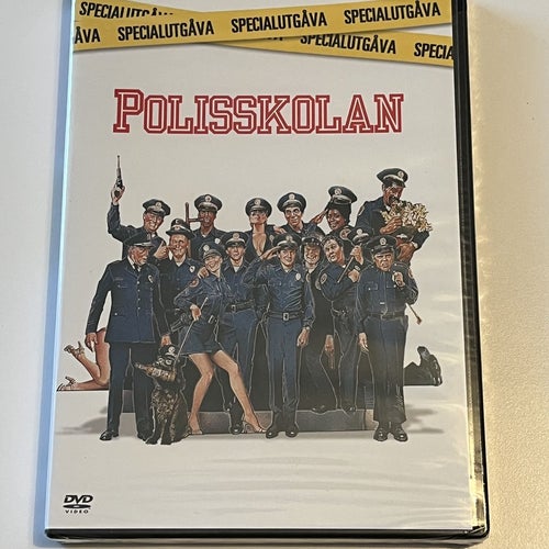 Polisskolan (Steve Guttenberg & Kim Catrall, 1984). Inplastad DVD