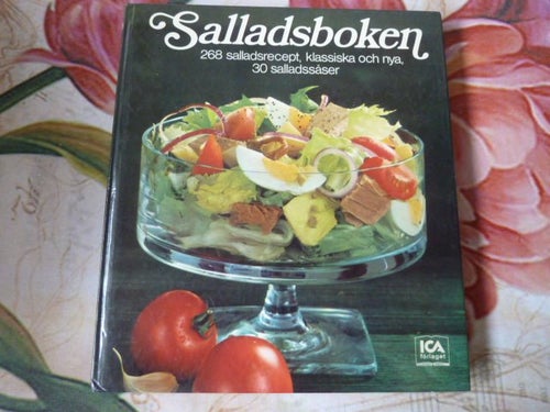 SALLADSBOKEN, 268 SALLADSRECEPT, 30 SALLADSSÅSER, ARNE KRÜGER, BOK, 1974