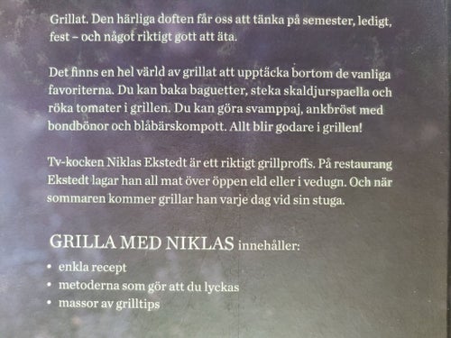 GRILLA MED NIKLAS, NIKLAS EKSTEDT 2012