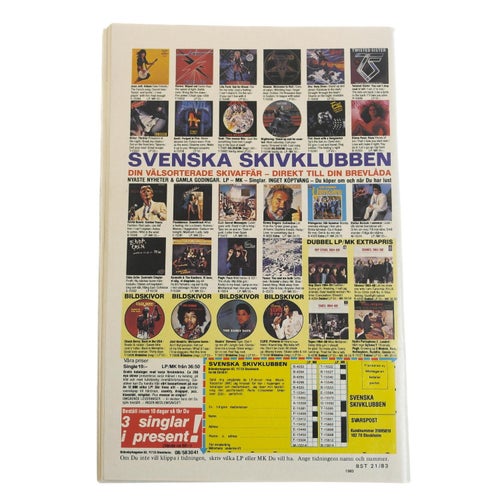 Buster - 1983 - NR 21 - Björn Jilsén, Italien - Sverige, Spökliraren