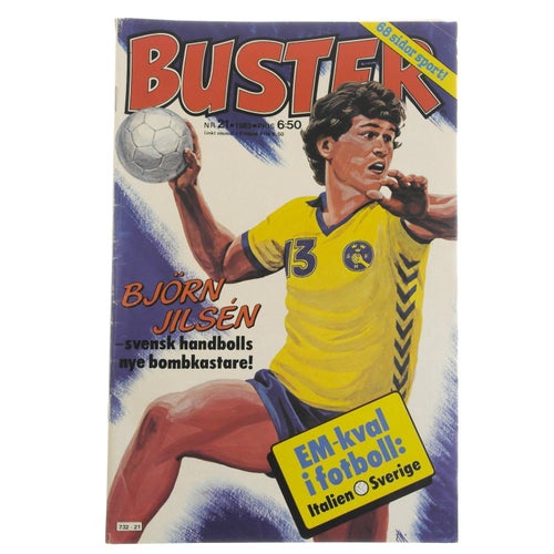 Buster - 1983 - NR 21 - Björn Jilsén, Italien - Sverige, Spökliraren