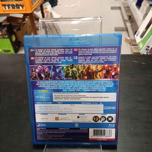 AVENGERS - INFINITY WAR. BLU RAY