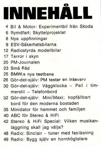 Populär Mekanik PM - Stereo & Hi-Fi Special Nr2 1973